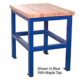 Built-Rite Standard Shop Stand Maple Butcher Block Square Edge 24