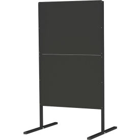Built System Freestanding Steel Partition Double Panel 40