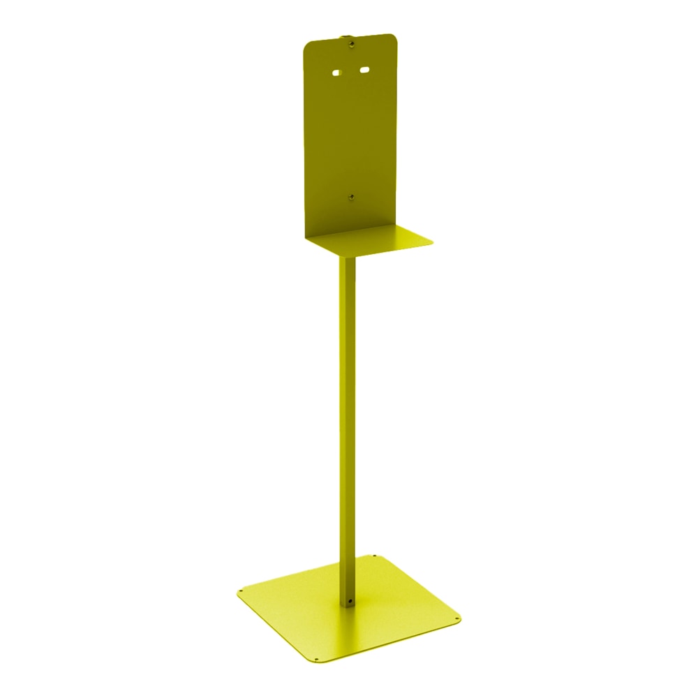 Built Sanitizer Floor Stand, 48in x 14in x 14in, Yellow MPN:123001-0Y01
