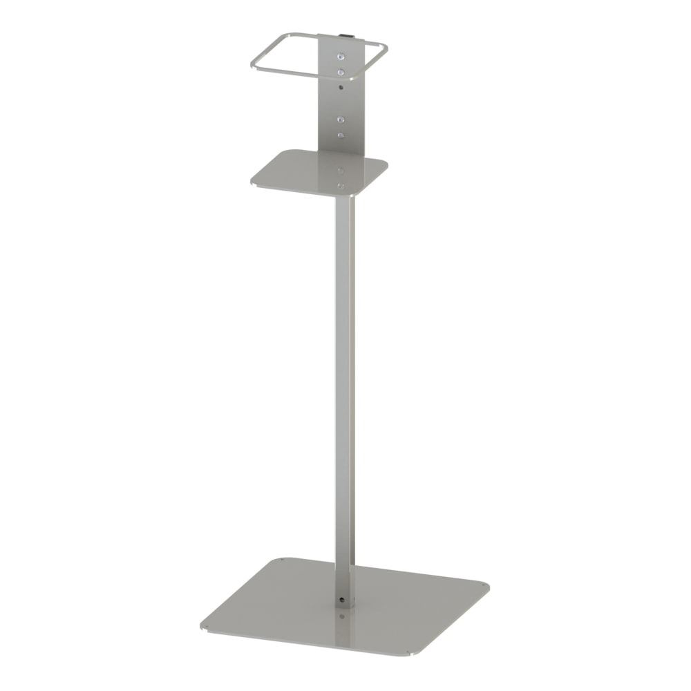 Built Sanitizer Floor Stand, 37in x 14in x 14in, White MPN:123351-0405