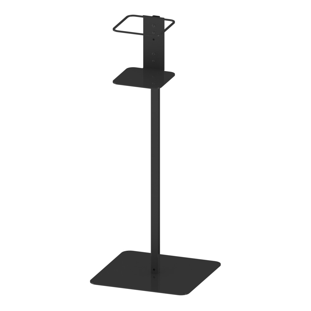 Built Sanitizer Floor Stand, 37in x 14in x 14in, Black MPN:123351-0B07