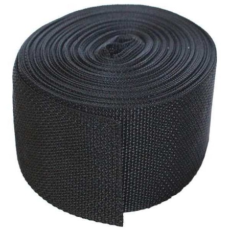 Bulk Webbing, 51 ft. x 2 In., 900 lb., Color: Black MPN:P02051BK