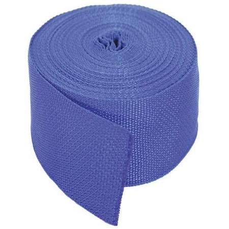 Bulk Webbing, 51 ft x 2 In, 900 lb, Color: Blue MPN:P02051BL