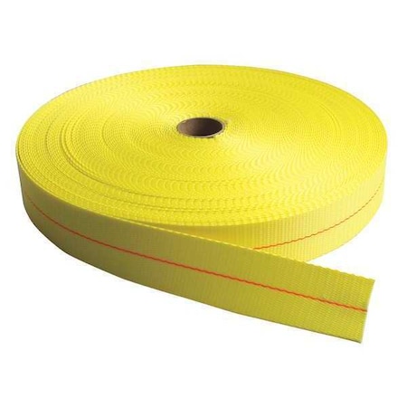 Bulk Webbing, Yellow, 150 ft. L, 2