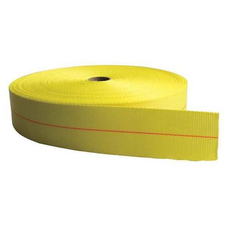 Bulk Webbing, Yellow, 300 ft. L, 3