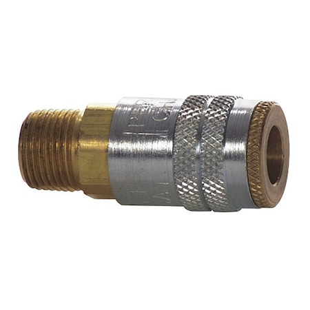 Industrial Interchange Female Coupler, 3/8 in Coupler Size MPN:V15