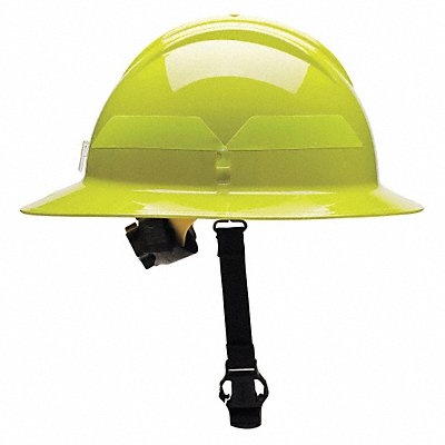 Fire Helmet Lime-Yellow Thermoplastic MPN:FHLYR