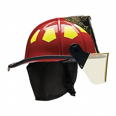 Fire Helmet Red Fiberglass MPN:US6RD