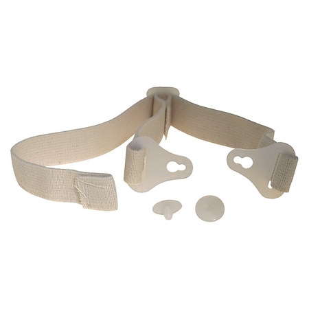 Chin Straps, Bullard Sandblast Hood, PK10, For Use With CC20-Series Hoods, GR50 Hoods White, 10 PK MPN:20NC