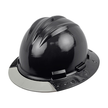 Full Brim Hard Hat, HDPE, 4 Point Ratchet, Type 1, Class E, Black MPN:AVBKRGCS