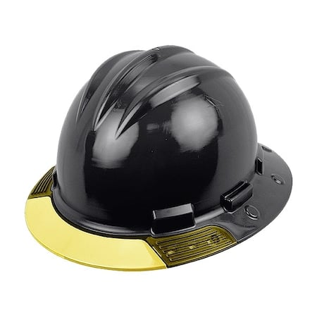Full Brim Hard Hat, HDPE, 4 Point Ratchet, Type 1, Class E, Black MPN:AVBKRYCS