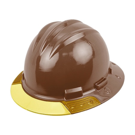 Full Brim Hard Hat, HDPE, 4 Point Ratchet, Type 1, Class E, Brown MPN:AVCBRYCS