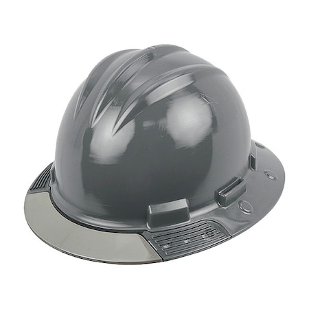 Full Brim Hard Hat, HDPE, 4 Point Ratchet, Type 1, Class E, Gray MPN:AVDGRGCS