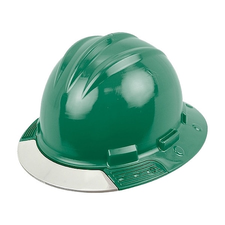 Full Brim Hard Hat, HDPE, 4 Point Ratchet, Type 1, Class E, Green MPN:AVFGRCCS