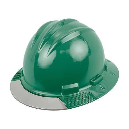 Full Brim Hard Hat, HDPE, 4 Point Ratchet, Type 1, Class E, Green MPN:AVFGRGCS