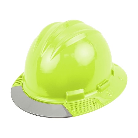Full Brim Hard Hat, HDPE, 4 Point Ratchet, Type 1, Class E, High-Visibility Yellow MPN:AVHYRGCS