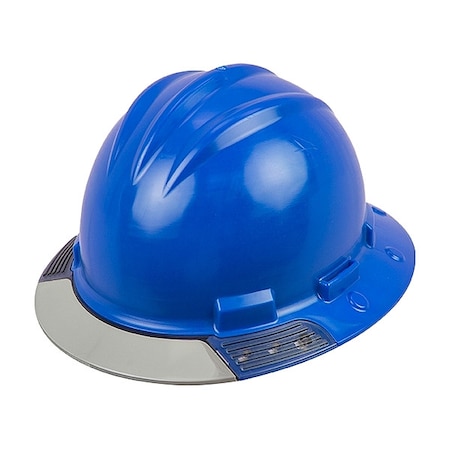 Full Brim Hard Hat, HDPE, 4 Point Ratchet, Type 1, Class E, Blue MPN:AVKBRGCS