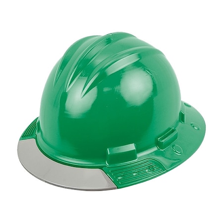 Full Brim Hard Hat, HDPE, 4 Point Ratchet, Type 1, Class E, Green MPN:AVKGRGCS