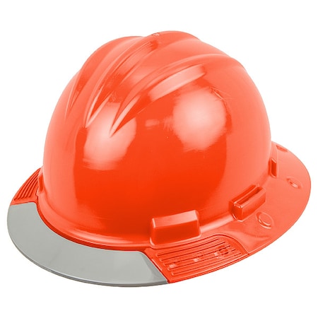 Full Brim Hard Hat, HDPE, 4 Point Ratchet, Type 1, Class E, Orange MPN:AVORRGCS