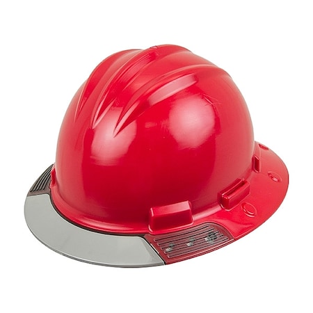 Full Brim Hard Hat, HDPE, 4 Point Ratchet, Type 1, Class E, Red MPN:AVRDRGCS