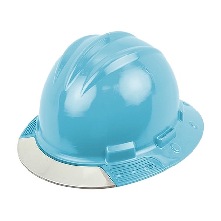 Full Brim Hard Hat, HDPE, 4 Point Ratchet, Type 1, Class E, Sky Blue MPN:AVSKRCCS