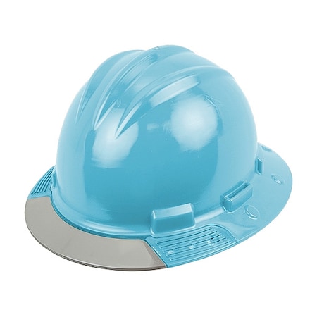 Full Brim Hard Hat, HDPE, 4 Point Ratchet, Type 1, Class E, Light Blue MPN:AVSKRGCS