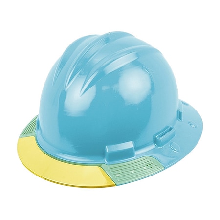 Full Brim Hard Hat, HDPE, 4 Point Ratchet, Type 1, Class E, Light Blue MPN:AVSKRYCS