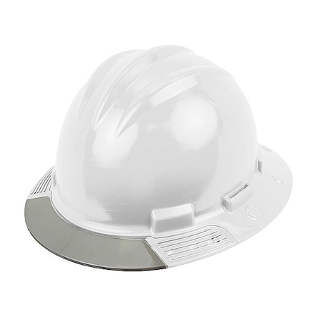 Full Brim Hard Hat, HDPE, 4 Point Ratchet, Type 1, Class E, White MPN:AVWHRGCS