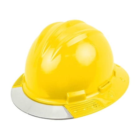 Full Brim Hard Hat, HDPE, 4 Point Ratchet, Type 1, Class E, Yellow MPN:AVYLRCCS