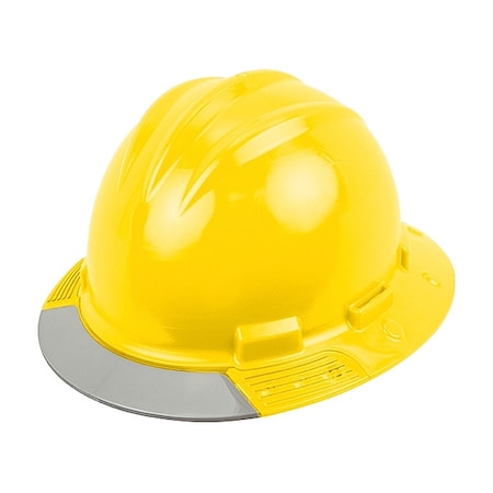 Full Brim Hard Hat, HDPE, 4 Point Ratchet, Type 1, Class E, Yellow MPN:AVYLRGCS