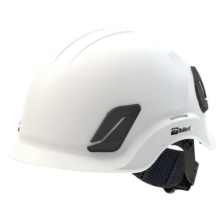 Climbing Helmet, CEN10, ABS, Polycarbonate, 4 Point Ratchet, Type 1, Class E, White MPN:C10NWHAMR