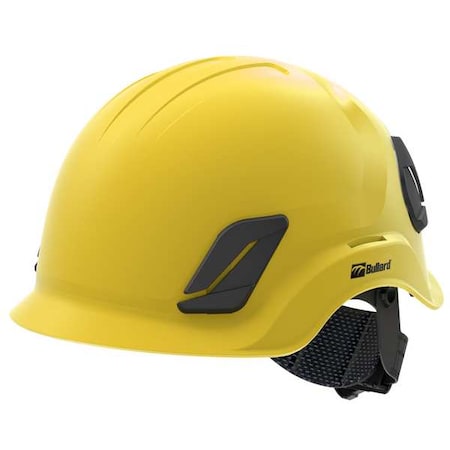 Climbing Helmet, CEN10, ABS, Polycarbonate, 4 Point Ratchet, Type 1, Class E, Yellow MPN:C10NYLAMR