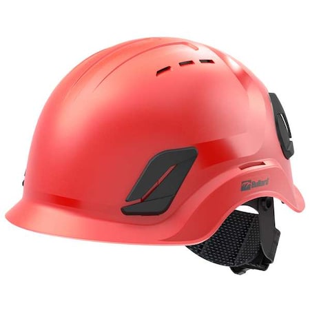 Climbing Helmet, CEN10, ABS, Polycarbonate, 4 Point Ratchet, Type 1, Class C, Red MPN:C10VRDAMR