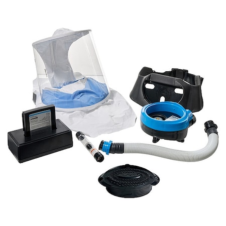 PAPR System Kit, Full Hood, Belt-Mount, Universal MPN:EVAHLSTLN2KFC3