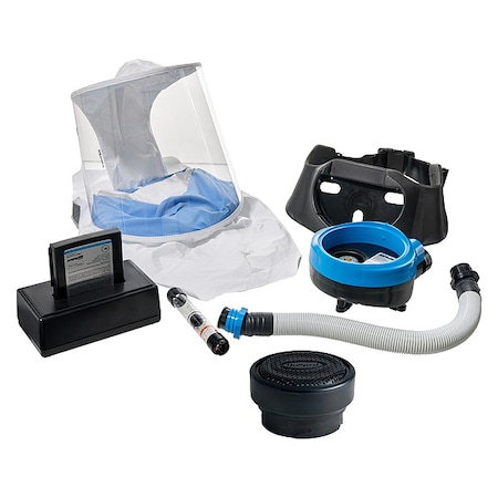 PAPR System Kit, Full Hood, Belt-Mount, Universal MPN:EVAHLSTLN2KFC4