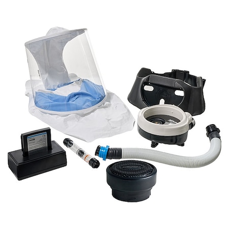 PAPR System Kit, Full Hood, Belt-Mount, Universal MPN:EVASTLN2KFC4