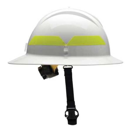 Wildland Fire Helmet, Thermoplastic, 6-Point Sure-Lock® Ratchet, White, Fits Hat Size 6-1/2 to 8 MPN:FHWHR