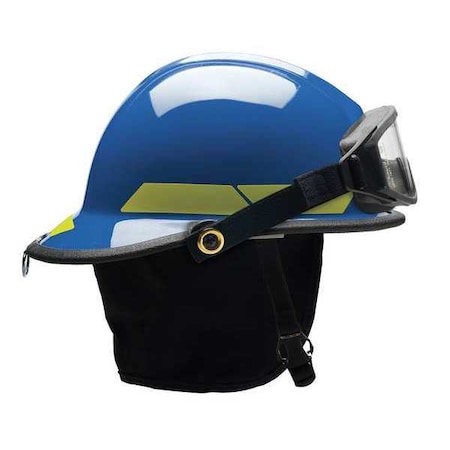 Fire Helmet, Fiberglass, 6-Point Sure-Lock® Ratchet, Blue, Fits Hat Size 6-1/2 to 8, Modern MPN:FXSBLGIZ2