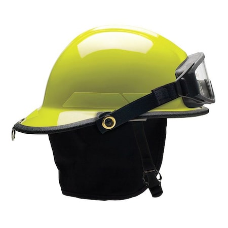 Fire Helmet, Fiberglass, 6-Point Sure-Lock® Ratchet, Lime-Yellow, Fits Hat Size 6-1/2 to 8, Modern MPN:FXSLYGIZ2
