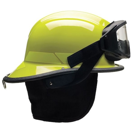 Fire Helmet, Thermoplastic, 4-Point Sure-Lock® Ratchet, Lime-Yellow, Fits Hat Size 6-1/2 to 8 MPN:LTXLYGIZ4