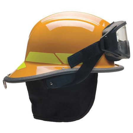 Fire Helmet, Thermoplastic, 4-Point Sure-Lock® Ratchet, Orange, Fits Hat Size 6-1/2 to 8, Modern MPN:LTXORGIZ4