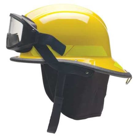 Fire Helmet, Yellow, Modern, Thermoplastic, 4 pt Ratchet, Fits Hat Size 6-1/2 to 8 MPN:LTXYLGIZ4
