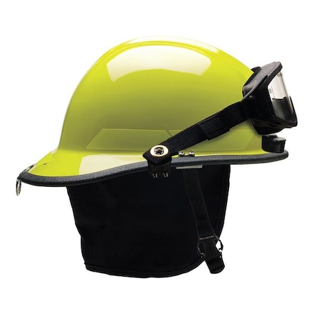 Fire Helmet, Thermoplastic, 6-Point Sure-Lock® Ratchet, Lime-Yellow, Fits Hat Size 6-1/2 to 8 MPN:PXSLYTLGIZ2