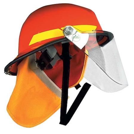 Fire Helmet, Thermoplastic, 6 pt Ratchet, Orange, Fits Hat Size 6-1/2 to 8, Modern MPN:PXSOR