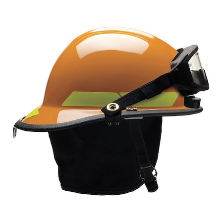 Fire Helmet, Thermoplastic, 6-Point Sure-Lock® Ratchet, Orange, Fits Hat Size 6-1/2 to 8, Modern MPN:PXSORTLGIZ2