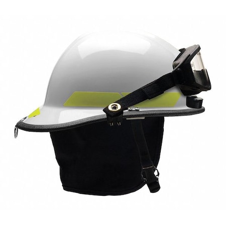 Fire Helmet, Thermoplastic, 6-Point Sure-Lock® Ratchet, White, Fits Hat Size 6-1/2 to 8, Modern MPN:PXSWHTLGIZ2