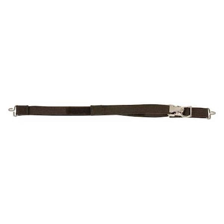 Postman Slide Chin Strap, For Use With Bullard Hard Hats Black MPN:R50