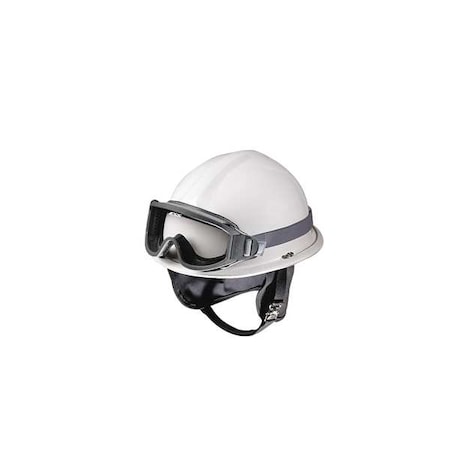 Fire and Rescue Helmet, Thermoplastic, 4 pt Ratchet, White, Fits Hat Size 6-1/2 to 8, Modern MPN:URXWH
