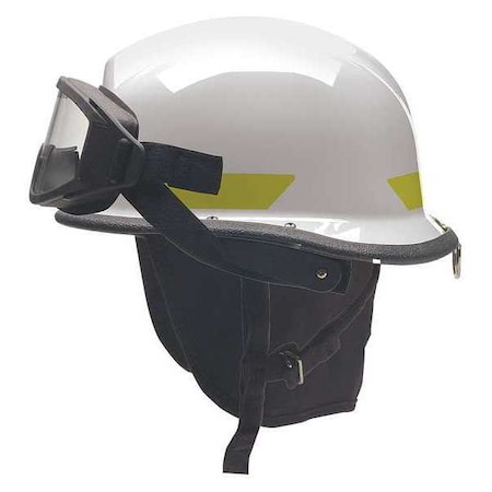 Fire Helmet, Ultem®, Standard Sure-Lock® Ratchet Headband, White, Fits Hat Size 6-1/2 to 8 MPN:URXWHGFP4