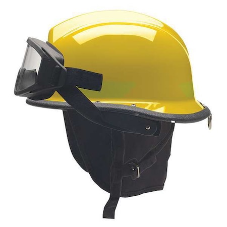 Fire Helmet, Ultem®, Standard Sure-Lock® Ratchet Headband, Yellow, Fits Hat Size 6-1/2 to 8 MPN:URXYLGFP4